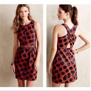 Maeve Anthropologie Dress Rokin Polka Dot